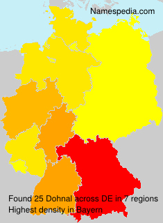 Surname Dohnal in Germany Surname Dohnal in Germany