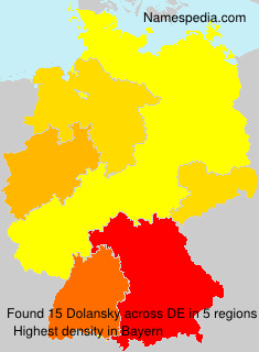 Surname Dolansky in Germany Surname Dolansky in Germany