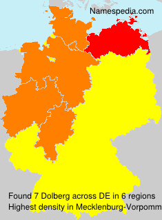 Surname Dolberg in Germany Surname Dolberg in Germany