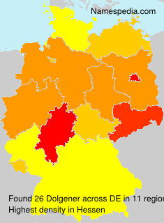 Surname Dolgener in Germany Surname Dolgener in Germany