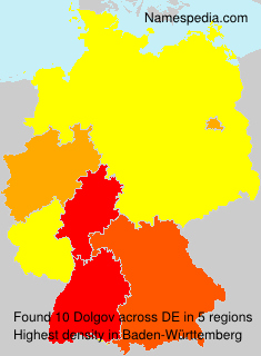 Surname Dolgov in Germany Surname Dolgov in Germany