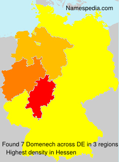 Surname Domenech in Germany Surname Domenech in Germany
