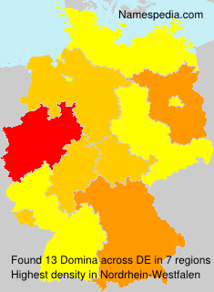 Surname Domina in Germany Surname Domina in Germany