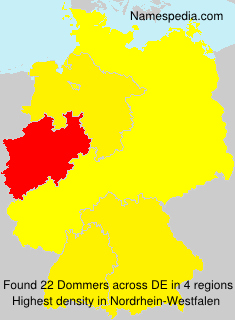 Surname Dommers in Germany Surname Dommers in Germany