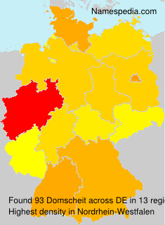 Surname Domscheit in Germany Surname Domscheit in Germany