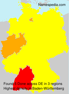 Surname Done in Germany Surname Done in Germany