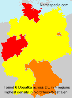 Surname Dopatka in Germany Surname Dopatka in Germany