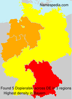 Surname Dopieralski in Germany Surname Dopieralski in Germany