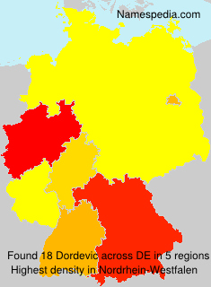 Surname Dordevic in Germany Surname Dordevic in Germany