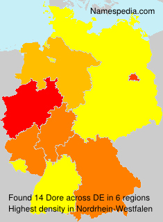 Surname Dore in Germany Surname Dore in Germany
