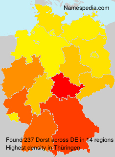 Surname Dorst in Germany Surname Dorst in Germany