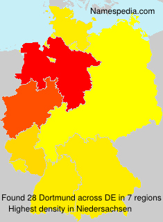 Surname Dortmund in Germany Surname Dortmund in Germany