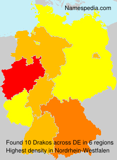 Surname Drakos in Germany Surname Drakos in Germany