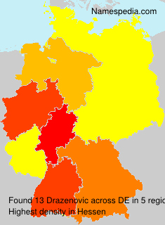 Surname Drazenovic in Germany Surname Drazenovic in Germany