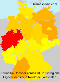Surname Driesner in Germany Surname Driesner in Germany