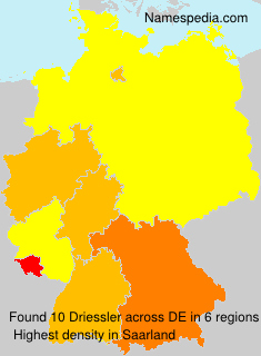 Surname Driessler in Germany Surname Driessler in Germany