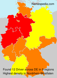 Surname Driver in Germany Surname Driver in Germany