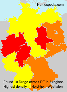 Surname Droge in Germany Surname Droge in Germany