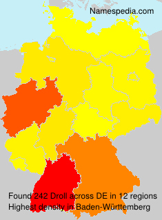 Surname Droll in Germany Surname Droll in Germany