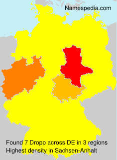 Surname Dropp in Germany Surname Dropp in Germany
