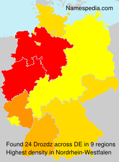 Surname Drozdz in Germany Surname Drozdz in Germany