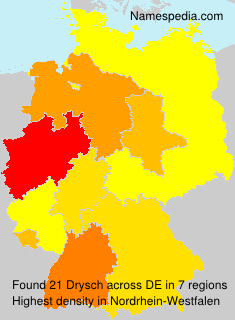 Surname Drysch in Germany Surname Drysch in Germany
