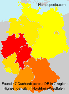 Surname Duchardt in Germany Surname Duchardt in Germany