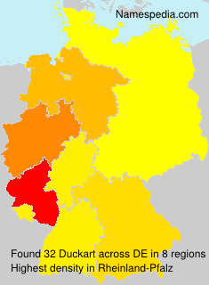 Surname Duckart in Germany Surname Duckart in Germany