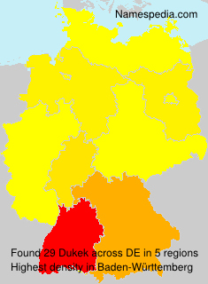 Surname Dukek in Germany Surname Dukek in Germany