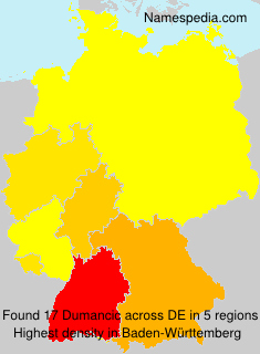 Surname Dumancic in Germany Surname Dumancic in Germany