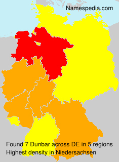 Surname Dunbar in Germany Surname Dunbar in Germany
