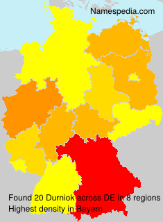 Surname Durniok in Germany Surname Durniok in Germany