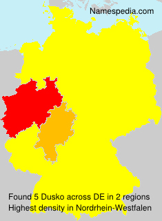 Surname Dusko in Germany Surname Dusko in Germany