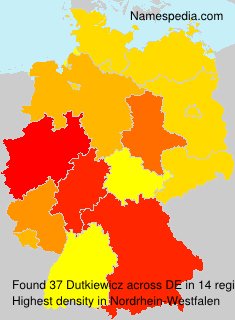 Surname Dutkiewicz in Germany Surname Dutkiewicz in Germany