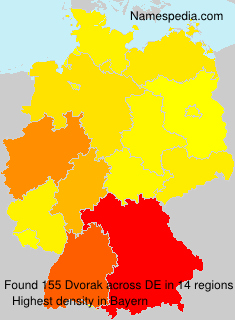Surname Dvorak in Germany Surname Dvorak in Germany