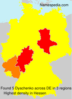 Surname Dyachenko in Germany Surname Dyachenko in Germany