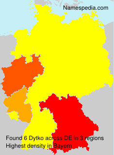 Surname Dytko in Germany Surname Dytko in Germany