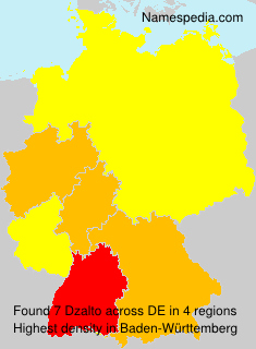 Surname Dzalto in Germany Surname Dzalto in Germany