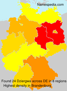 Surname Dziergwa in Germany Surname Dziergwa in Germany