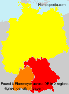 Surname Ebermeyer in Germany Surname Ebermeyer in Germany
