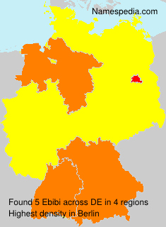 Surname Ebibi in Germany Surname Ebibi in Germany