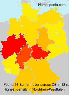 Surname Echtermeyer in Germany Surname Echtermeyer in Germany