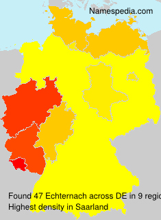 Surname Echternach in Germany Surname Echternach in Germany
