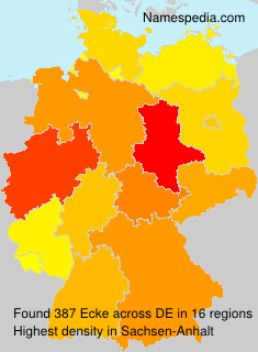 Surname Ecke in Germany Surname Ecke in Germany
