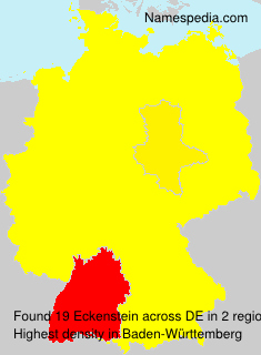 Surname Eckenstein in Germany Surname Eckenstein in Germany