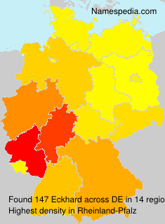Surname Eckhard in Germany Surname Eckhard in Germany