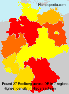 Surname Edelberg in Germany Surname Edelberg in Germany