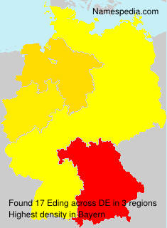 Surname Eding in Germany Surname Eding in Germany