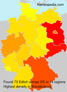 Surname Edlich in Germany Surname Edlich in Germany