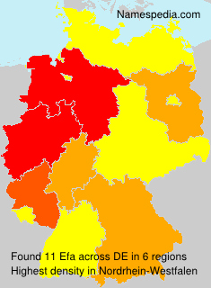 Surname Efa in Germany Surname Efa in Germany